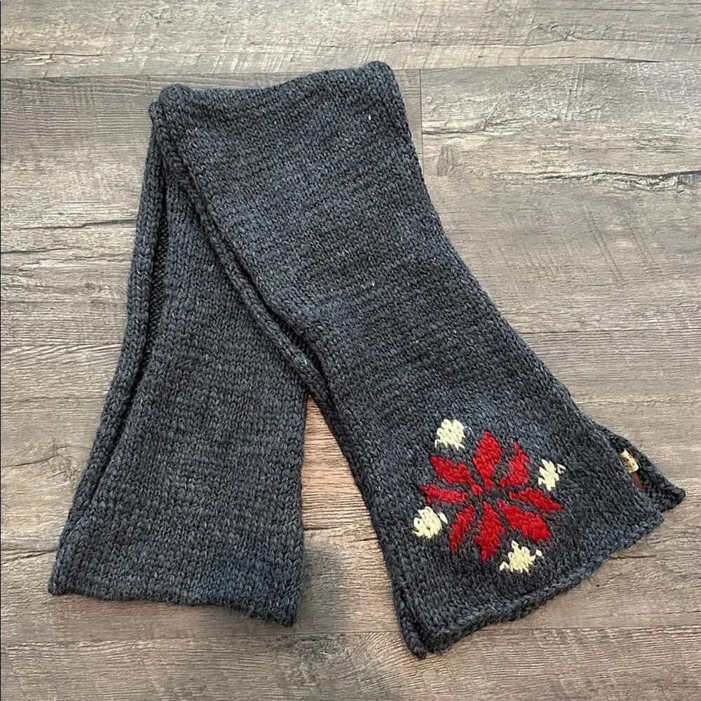 Sonoma Life Style Men’s Snowflake Chunky‎ Knit Scarf